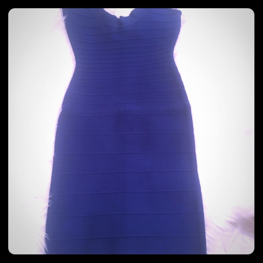 Royal blue Authentic Herve Leger